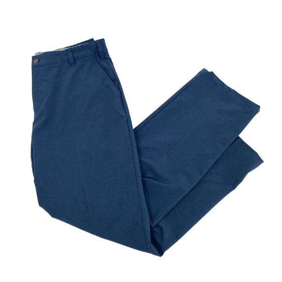 adidas Blue Athletic Straight Fit Chinos | Size 35 Regular - Picture 1 of 4